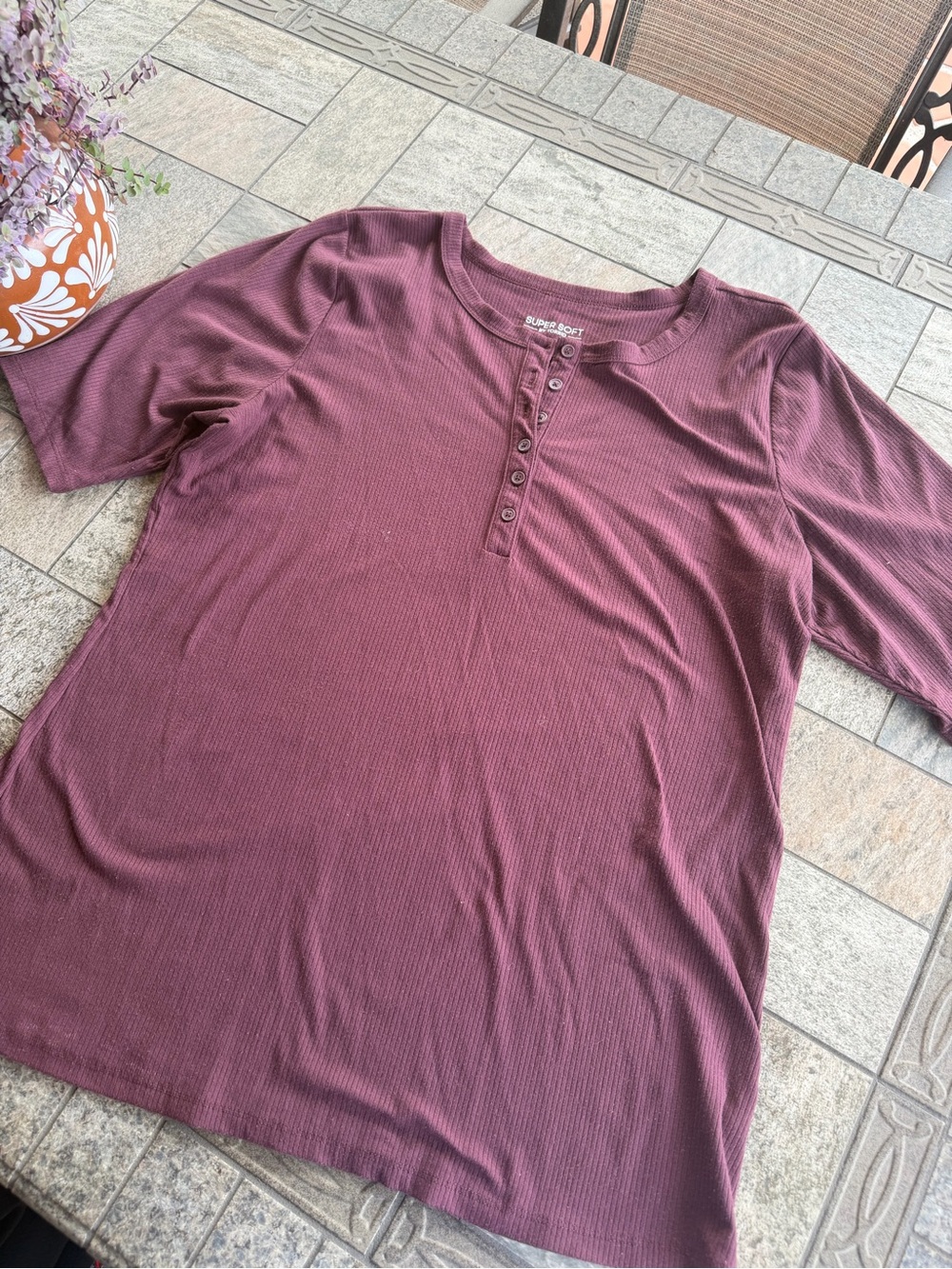 Torrid Super Soft Rib Henley - Picture 5 of 10